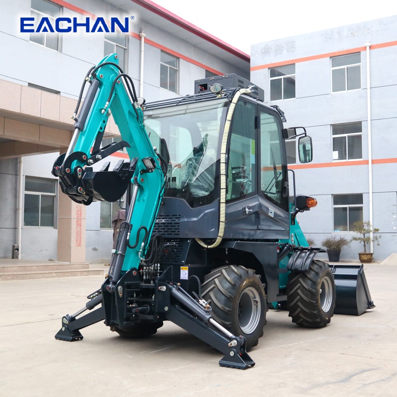 Agriculture Farming Working - EACHAN CE/EPA Diesel-Baggerlader Hydraulischer Baggerlader für